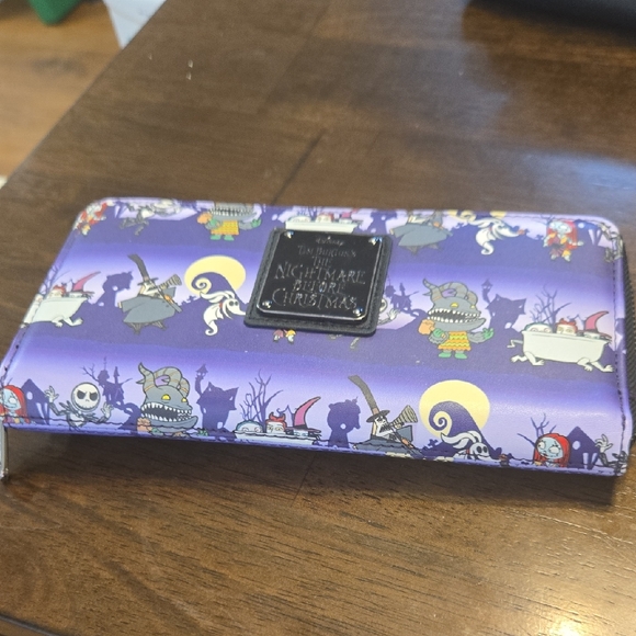 Loungefly Purple Nightmare Before Christmas Wallet - Picture 1 of 3